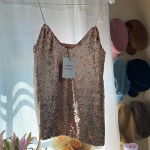 NWT ASOS Sequin Top